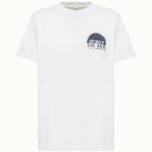 COPY - SPORTY & RICH White 'Racquet Club' T-Shirt - Size Medium